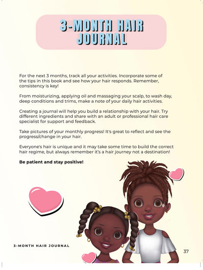 Hello Hair x Curl Code Black Workbook - 3 Month Journal