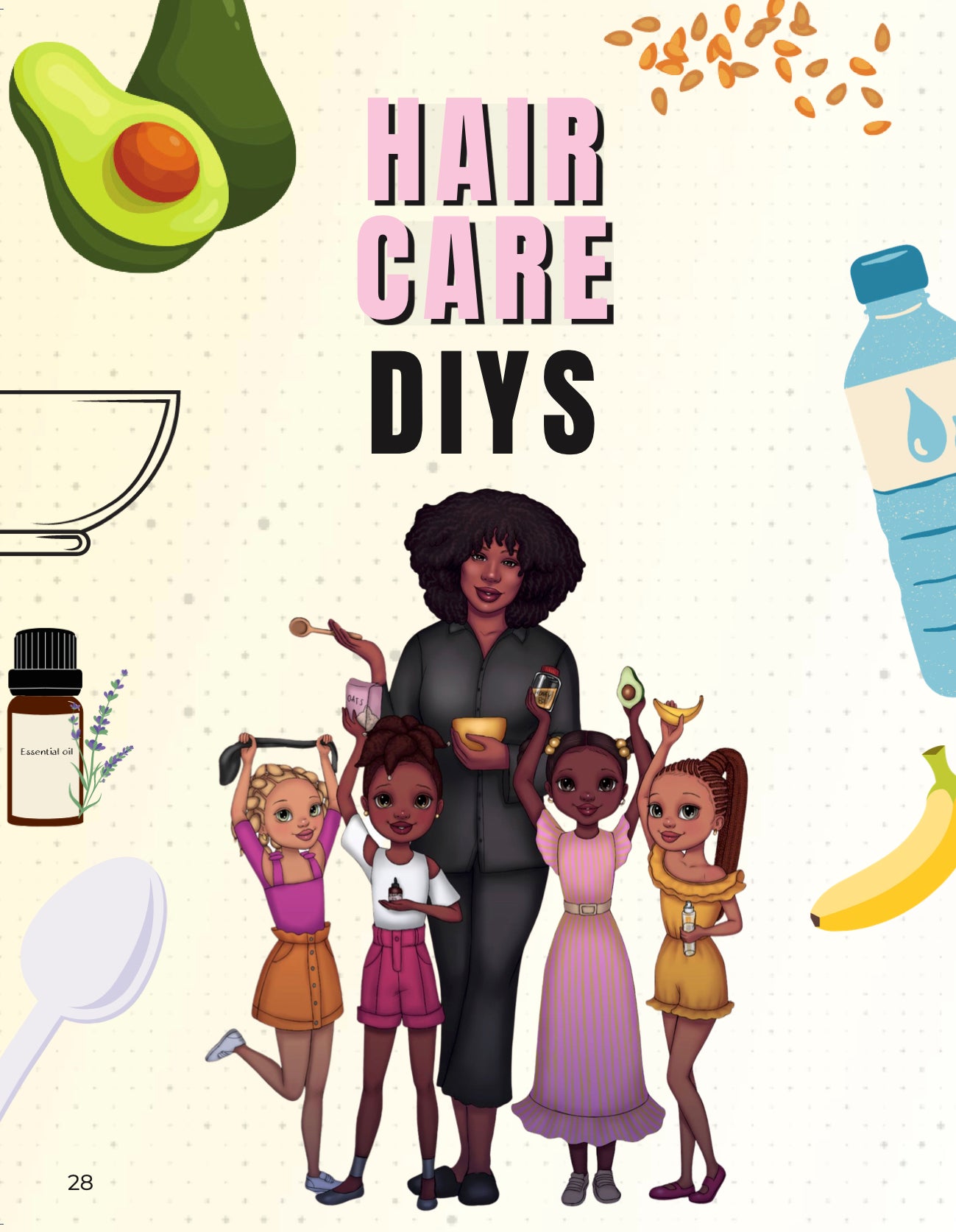 Hello Hair x Curl Code Black Workbook - Hair Care DIYs