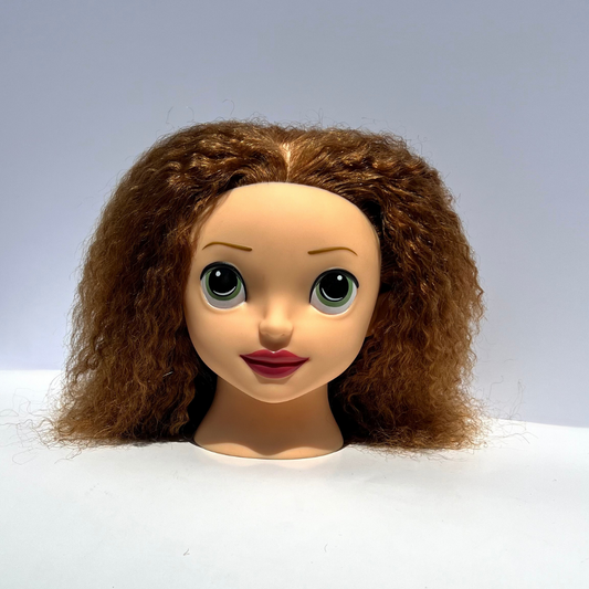 Liz Styling Doll Head with Textured Natural Hair