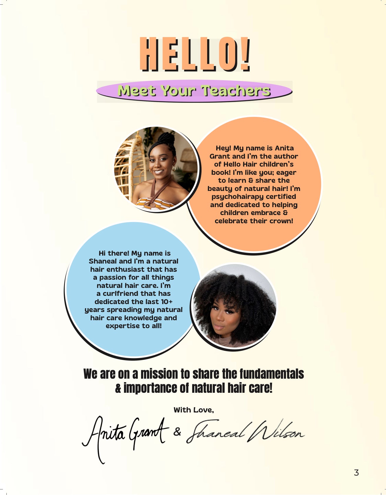 Hello Hair x Curl Code Black Workbook