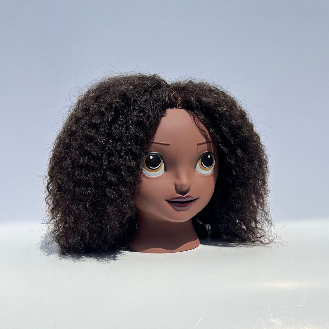 Tiana Hair Styling Doll - Doll Head for Kids with Naturally Textured Hair
