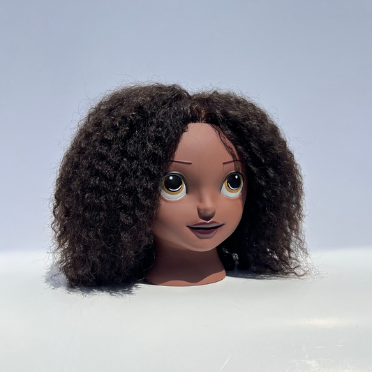 Tiana Hair Styling Doll - Doll Head for Kids with Naturally Textured Hair
