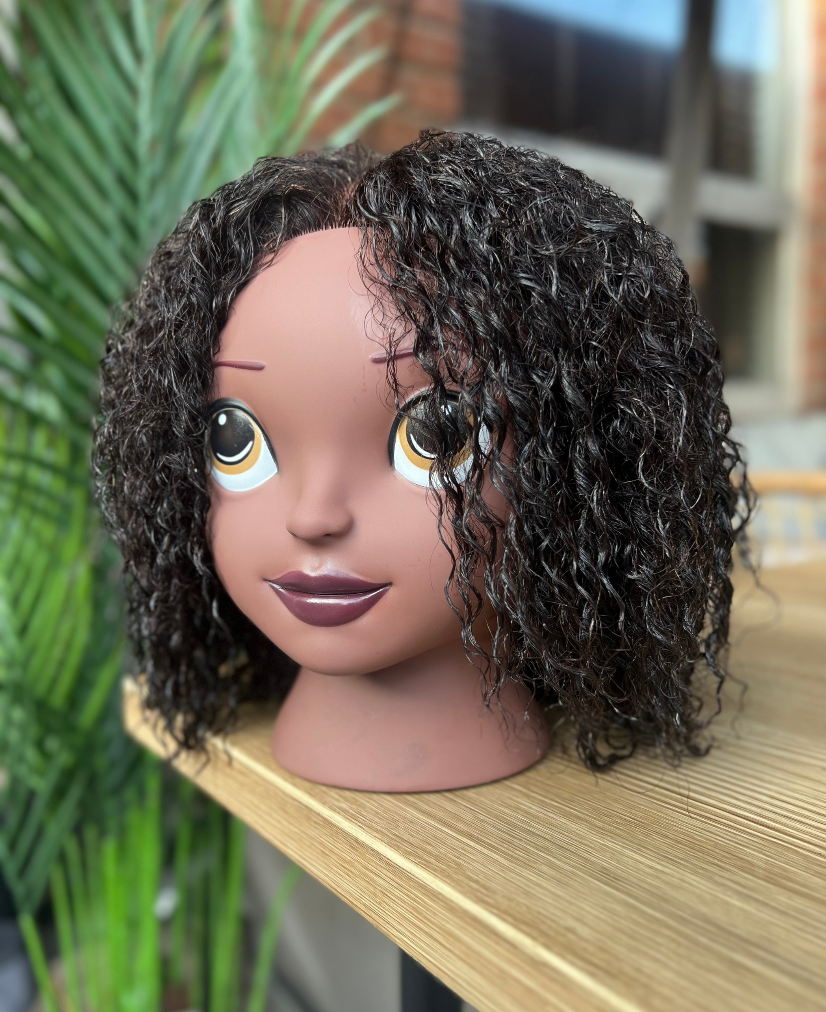Tiana Hair Styling Doll Head for Kids with Naturally Textured Hair